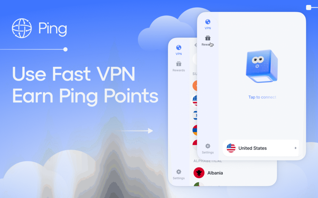 ایردراپ Ping Network