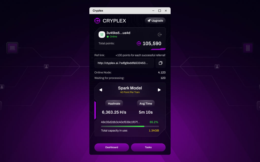 ایردراپ Cryplex
